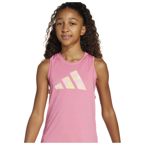 Adidas Παιδική αμάνικη μπλούζα Train-Essentials Flower Tank Top Adidas Παιδική αμάνικη μπλούζα Train-Essentials Flower Tank Top